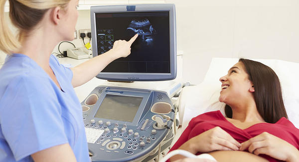 During An Ultrasound Baby Scan At Aylesbury Clinic